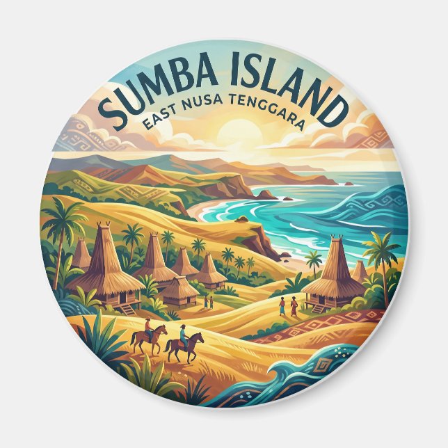 Imã Ilha Sumba Indonésia (Frente)