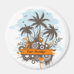 Imã Ilha Tropical 1 Magnet