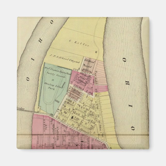 Imã Ilha Wheeling (Frente)