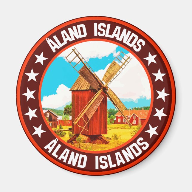 Imã Ilhas Åland (Frente)
