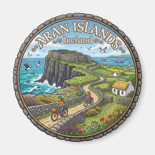 Imã Ilhas Aran Irlanda (Frente)