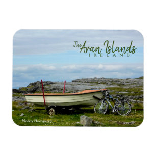 Ímã Ilhas barco & bicicleta de Aran