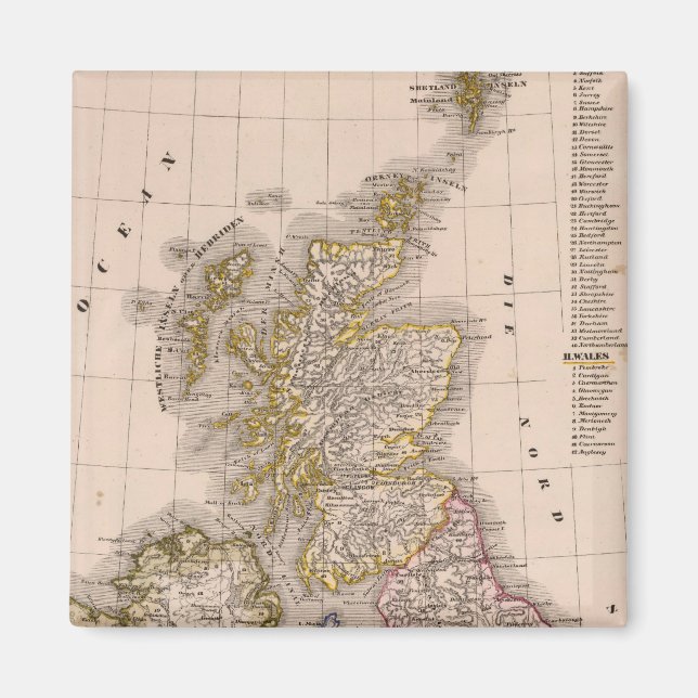 Imã Ilhas Britânicas, Inglaterra, Irlanda (Frente)