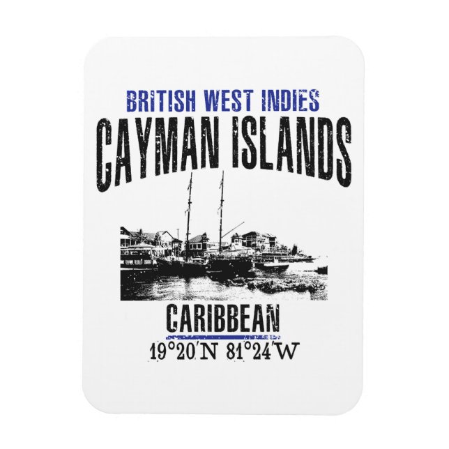 Ímã Ilhas Cayman (Vertical)