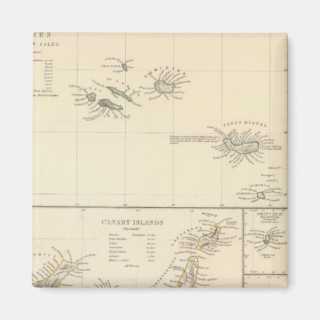 Imã Ilhas do Atlântico (Frente)