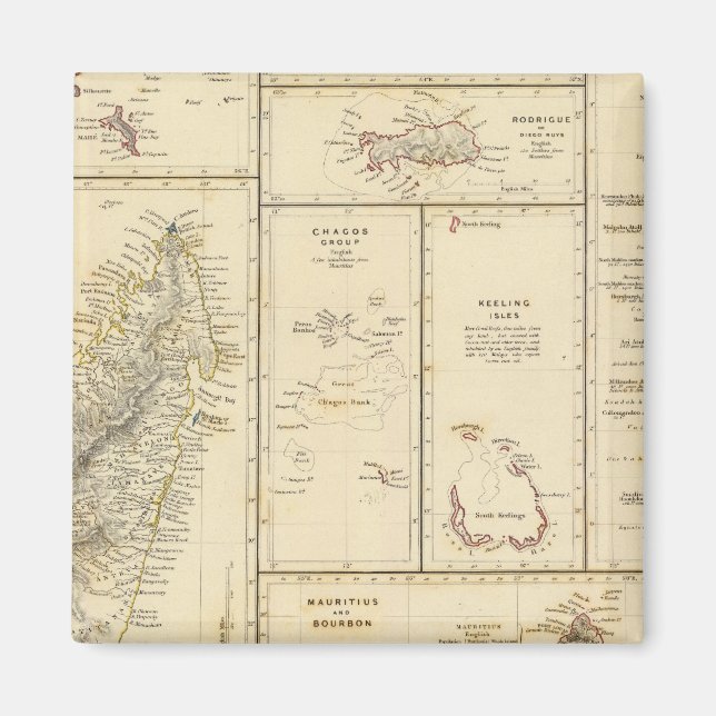 Imã Ilhas do Oceano Índico (Frente)