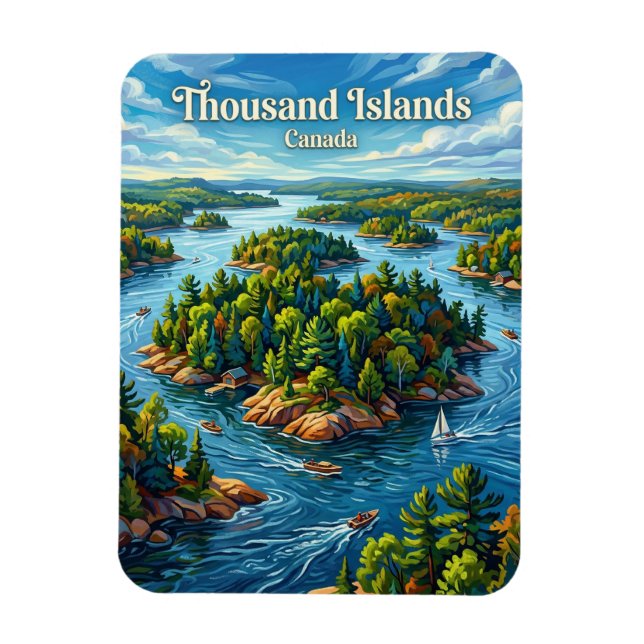 Ímã Ilhas dos Mil Canadá (Vertical)