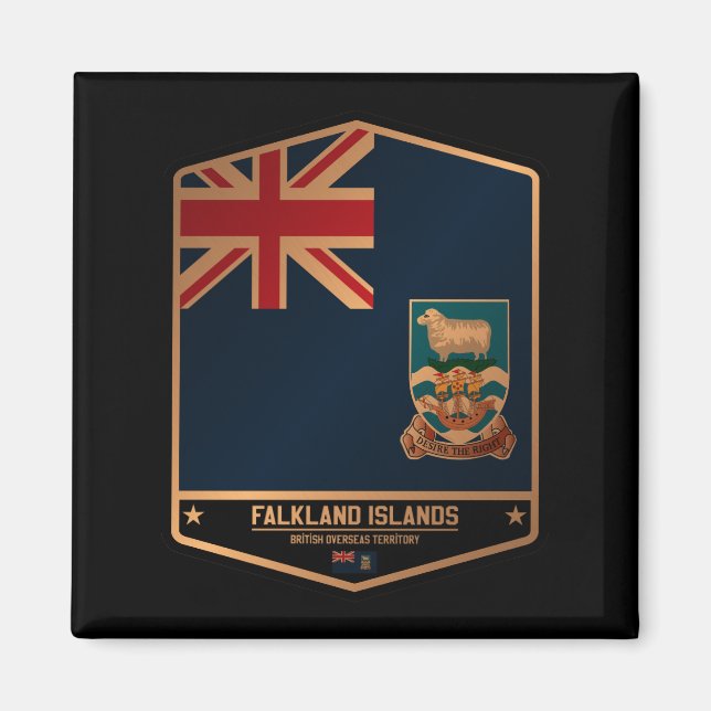 Imã Ilhas Falkland (Frente)