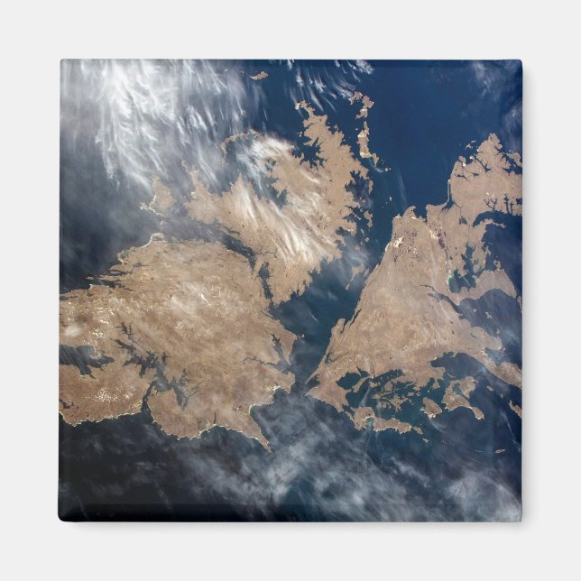 Imã Ilhas Falkland (Ilhas Malvinas). (Frente)