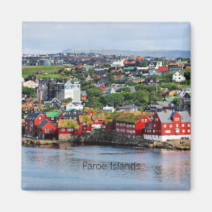 Imã Ilhas Faroé, vista panorâmica de Torshavn