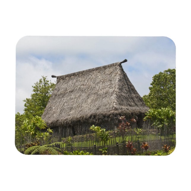 Ímã Ilhas Fiji, Viti Levu. Cultura Polinésia (Horizontal)