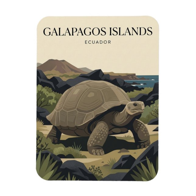 Ímã Ilhas Galápagos Equador (Vertical)