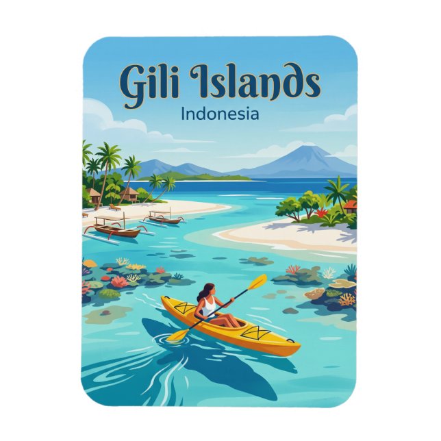 Ímã Ilhas Gili Indonésia (Vertical)