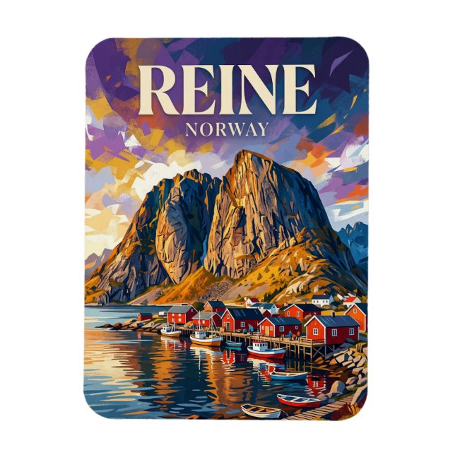 Ímã Ilhas Lofoten Noruega (Vertical)