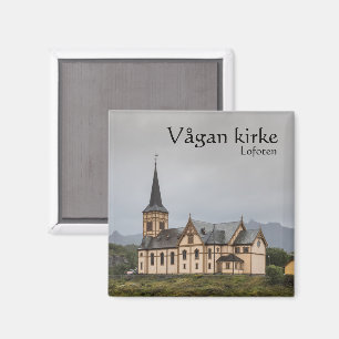 Imã Ilhas Lofoten Noruega Igreja Vagan
