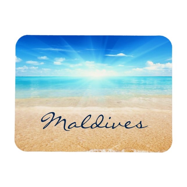 Ímã Ilhas Maldivas (Horizontal)