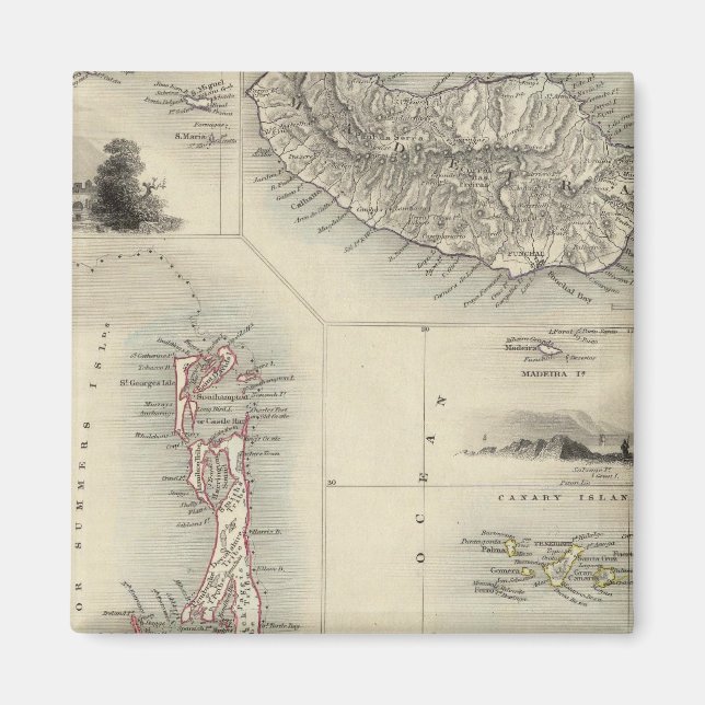 Imã Ilhas No Atlântico (Frente)