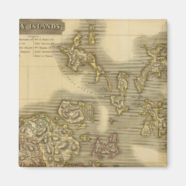 Imã Ilhas Orkney (Frente)