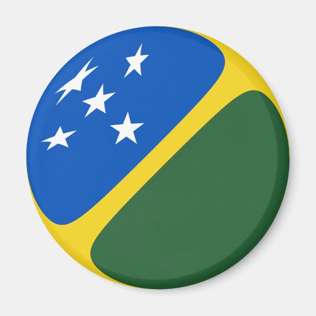 Imã Ilhas Salomão - Sinalizador Fisheye Magnet (Frente)