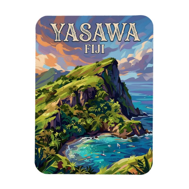 Ímã Ilhas Yasawa Fiji (Vertical)