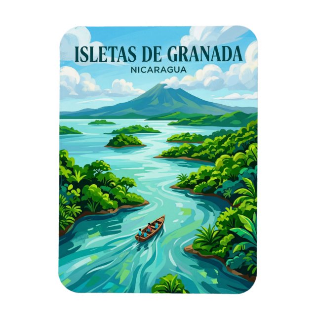 Ímã Ilhotas de Granada Nicarágua (Vertical)