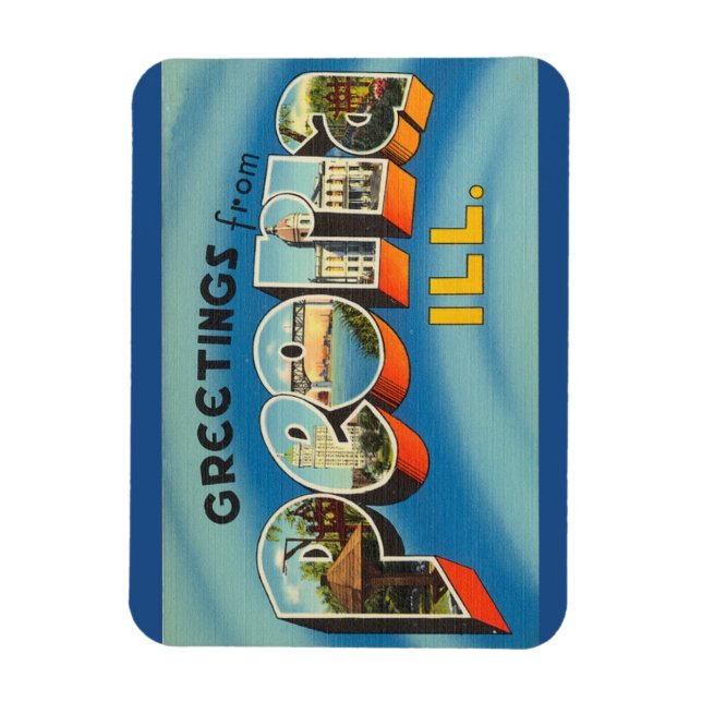 Ímã Illinois, Peoria Magnet (Vertical)