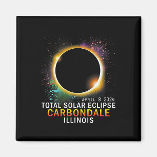 Imã Illinois Total Solar Eclipse abril 8 2024