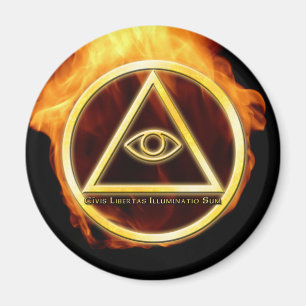 Imã Illuminati no fogo