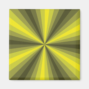 Imã Illusão Óptica Magnet Amarelo