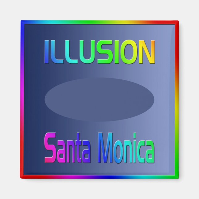 Imã "ILLUSION Papais noeis Monica" Magnet! (Frente)