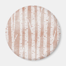 Illustrated Birch Trees