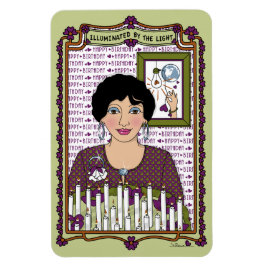 Ímã Iluminado Pelo Magneta Do Refrigerador Light_A_4x6