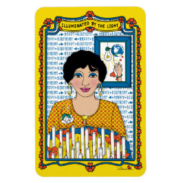 Ímã Iluminado Pelo Magneta Do Refrigerador Light_B_4x6