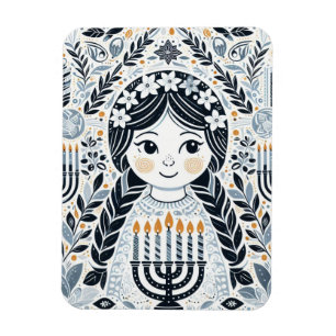 Ímã Ilumine a Noite: Uma Celebração de Hanukkah
