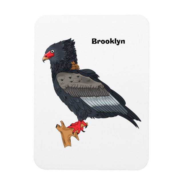 Ímã Ilustração Bateleur Eagle (Vertical)
