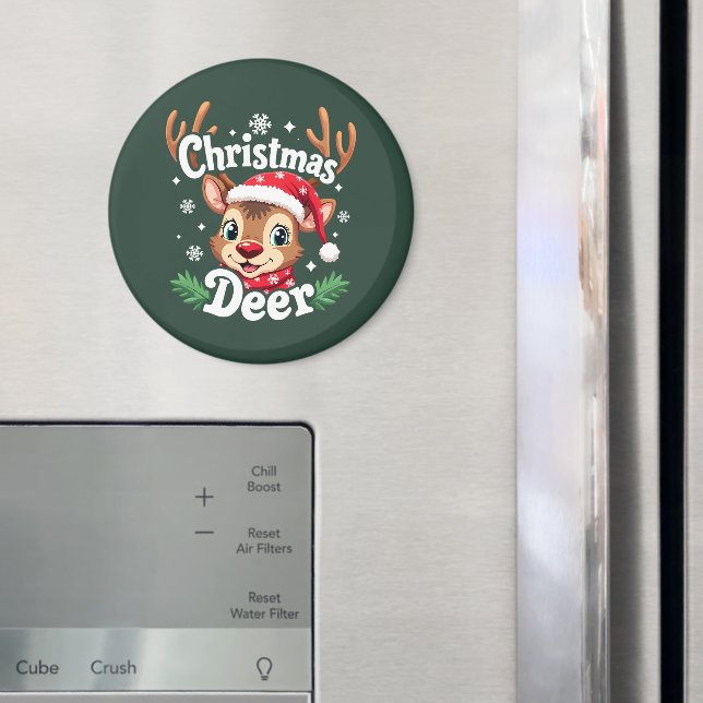 Imã Ilustração Bela de Cerveja de Natal (In Situ (Fridge))