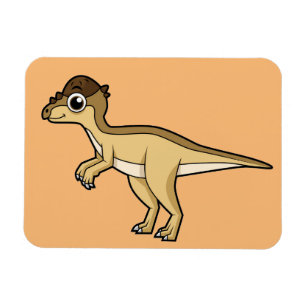 Ímã Ilustração Bela De Um Dinossauro Paquicefalossauro