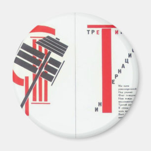 Imã Ilustração da arte do EL Lissitzky- a 'para o
