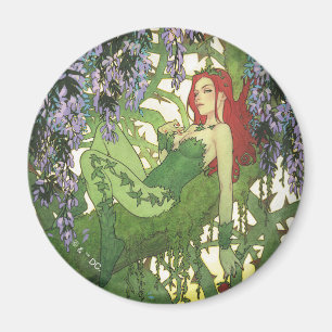 Imã Ilustração da Capa do Batman Rebirth Poison Ivy