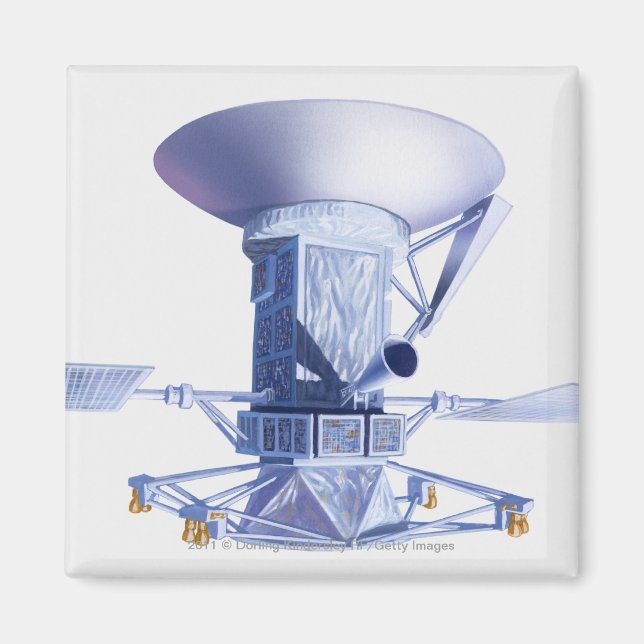 Imã Ilustração da espaçonave Magellan (Frente)