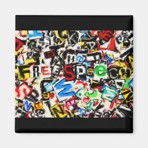 Imã Ilustração da liberdade de expressão