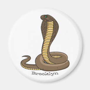 Imã Ilustração de cobra da cobra castanha