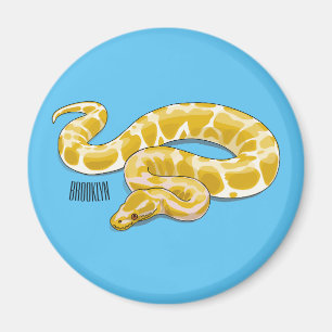 Imã Ilustração de cobra de pitão birmanês