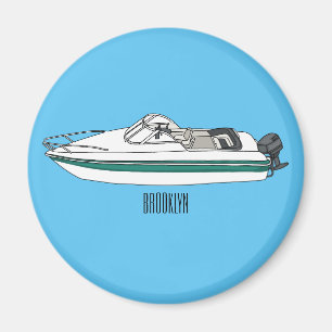 Imã Ilustração de desenho animado a motor