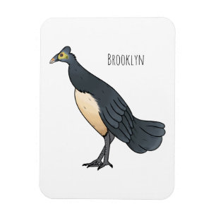 Ímã Ilustração de desenho animado de aves maleáticas