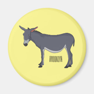 Imã Ilustração de desenho animado de Donkey