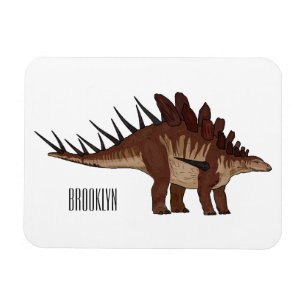 Ímã Ilustração de desenho animado de Kentrosaurus