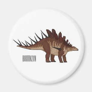 Imã Ilustração de desenho animado de Kentrosaurus