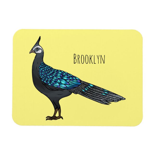 Ímã Ilustração de desenho animado de pheasant pheasant (Horizontal)