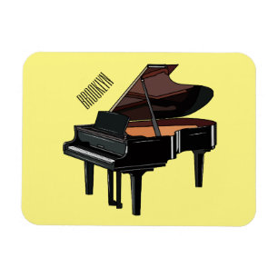 Ímã Ilustração de desenho animado Piano